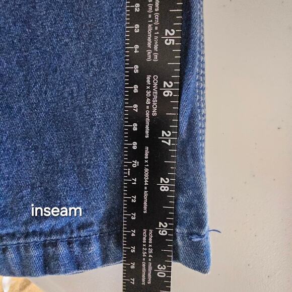 Liberty Men's Stonewashed Denim Bib Overalls 42x30 - Picture 16 of 16